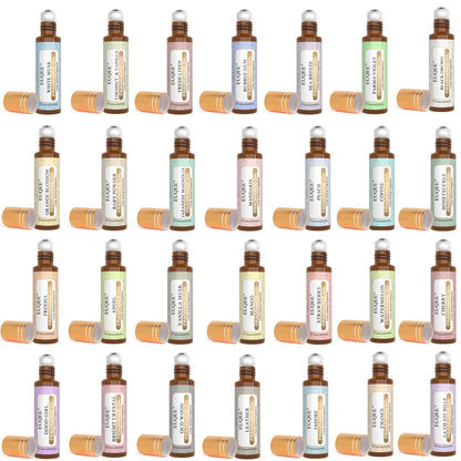 EUQEE 10ml Fragrance Oil Roll-On - Long-Lasting Perfume Scent for Diffusers, Burners & Aromatherapy