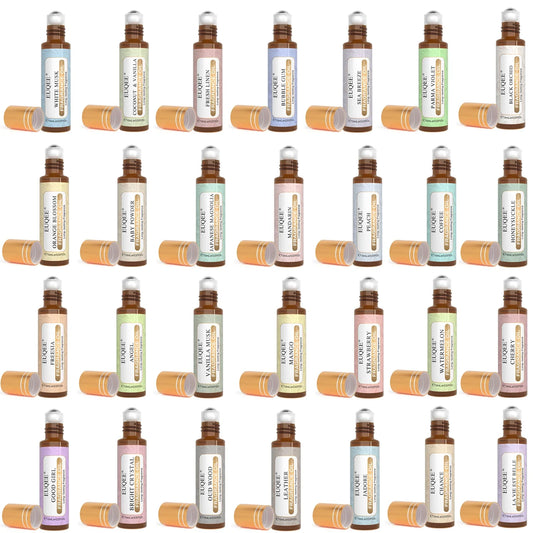EUQEE 10ml Fragrance Oil Roll-On - Long-Lasting Perfume Scent for Diffusers, Burners & Aromatherapy