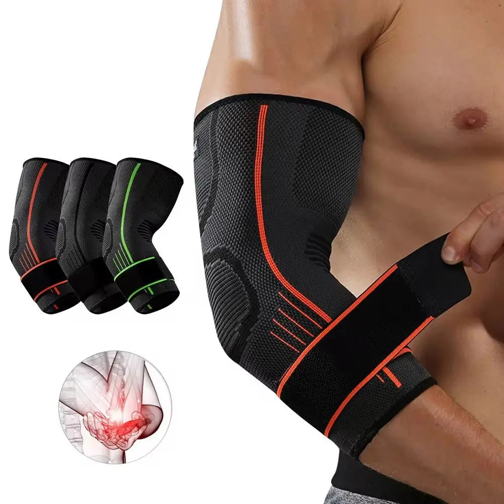 Elbow Compression Sleeve Support Brace – Arthritis Arm Pads & Warmers for Men and Women, Stretch Safety Guard