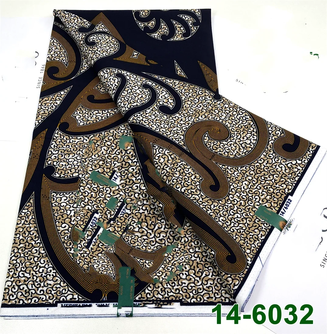 Latest Style Ankara Wax Print Fabric - 100% Cotton High Quality Soft African Real Wax Material
