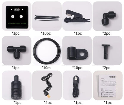 WiFi Rainforest Sprayer — Automatic Timed Mist System Kit for Reptiles & Irrigation