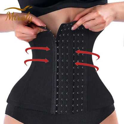 Women’s Slimming Waist Trainer Belt — Tummy Control Body Shaper, Fat Compression Girdle & Firm Corset Shapewear