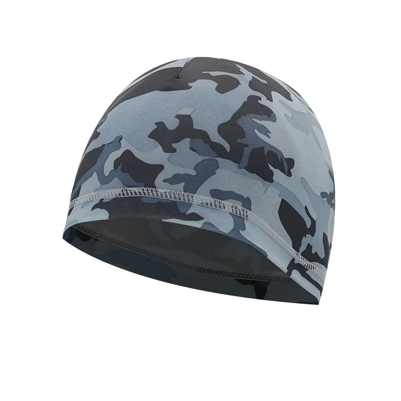 Summer UV Protection Ice Silk Skull Cap - Quick Dry Helmet Liner Hat for Men & Women, Cycling Running Workout Stretch Beanie