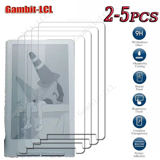 XTEINK X4 E-Book Reader Screen Protector - 9H HD Tempered Glass Magnetic Cover Film 4.3 Inch