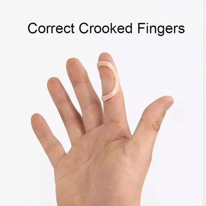 5Pcs Finger Splint Brace — Plastic Joint Support for Fractures, Arthritis, and Finger Correction