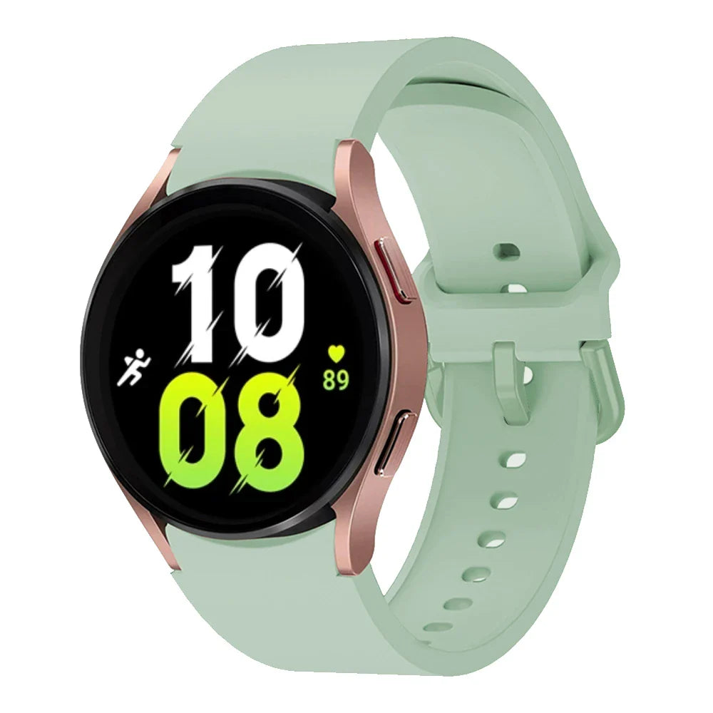 Silicone Replacement Strap for Samsung Galaxy Watch – Sport Bands for Watch 4, 5, 6, 7 (40-47mm)