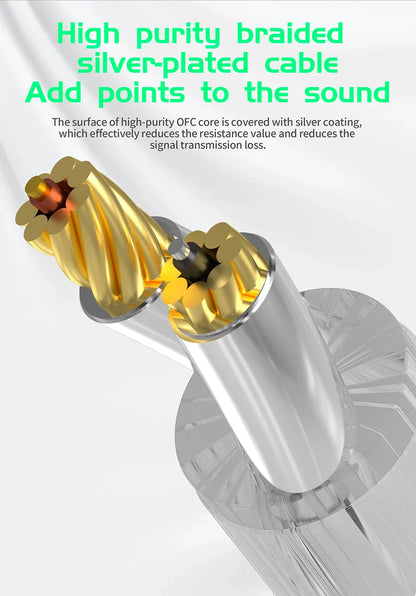 KZ AS16 Pro In-Ear Earphones – 16BA Balanced Armature HIFI Bass Noise-Cancelling Sport Headset
