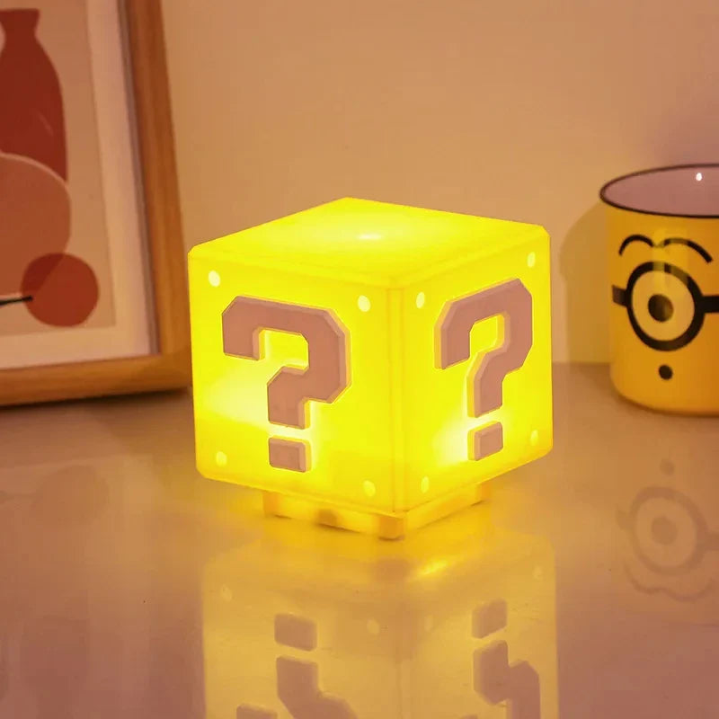 LED Question Mark Night Light with Music — Anime Style USB Rechargeable Bedside Lamp for Children’s Bedroom, Gift