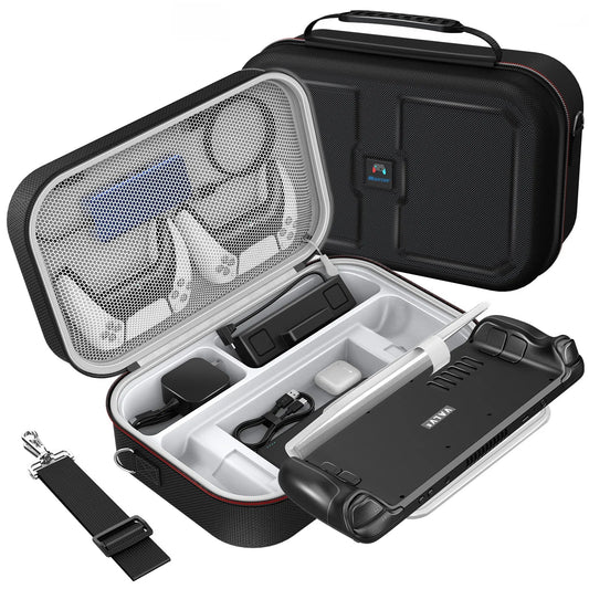 Steam Deck Carrying Case – Large Capacity Storage for Console & Accessories, Portable Case with Built-in Protection