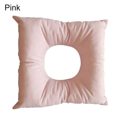 Face Down Massage Pillow Cushion - U Shape SPA Neck Rest with Washable Soft Cotton Pad for Comfort