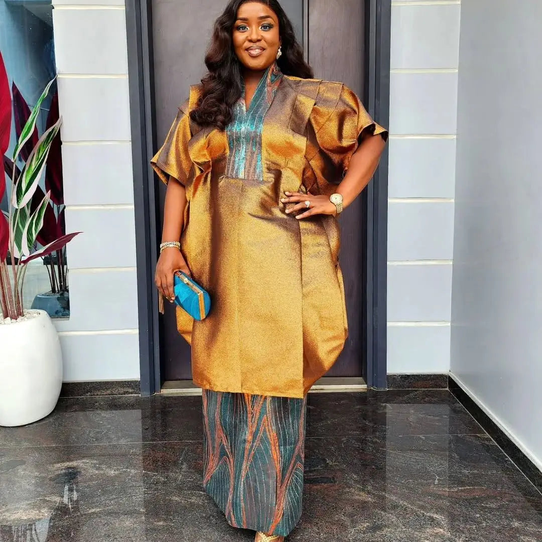 African Women's 2-Piece Outfits - Dashiki Ankara Tops & Skirts for Wedding, Party & Plus Size Fashion
