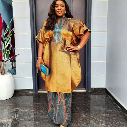 African Women's 2-Piece Outfits - Dashiki Ankara Tops & Skirts for Wedding, Party & Plus Size Fashion