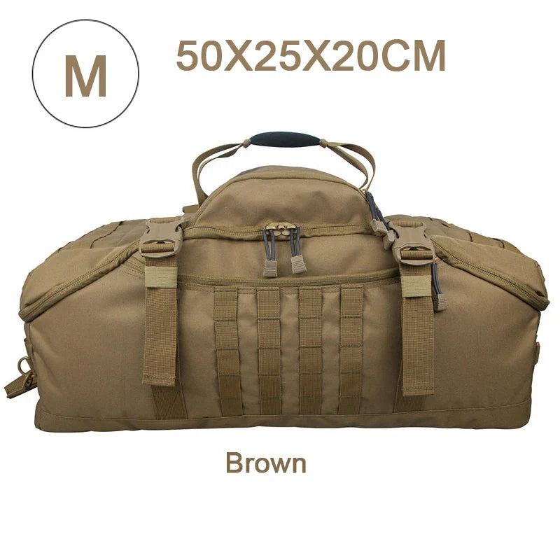 LQARMY Tactical Military Backpack – 30L/45L/80L 3-in-1 Gym, Camping, Travel Bag