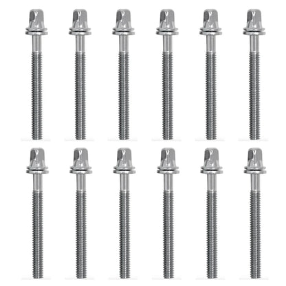 2" Tension Rods for Drums – 6/12pcs 5mm & 6mm Stainless Steel Drum Screws