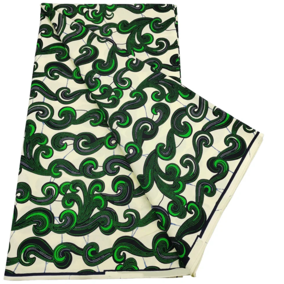 2026 African Real Wax Print Fabric - High Quality Ankara Pagne ABC