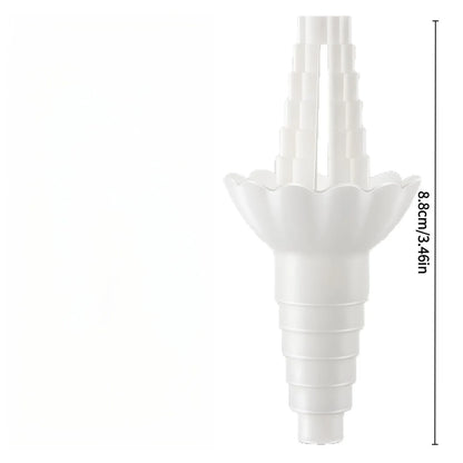 Universal Bottle Emptying Kit - Reusable Liquid Transfer Connector and No-Waste Funnel Adapter for Soap and Shampoo
