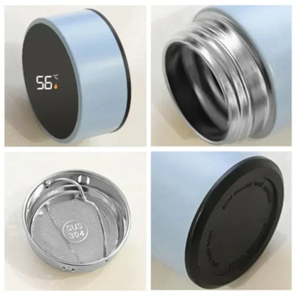 Stainless Steel Vacuum Insulated Tumbler - Thermal Water Bottle for Hot & Cold Drinks
