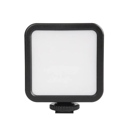 Mini RGB Portable LED Fill Light – Adjustable Hot Shoe Light for Live Photography & Mobile Cameras