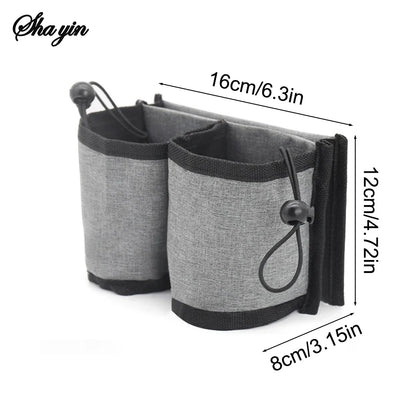 Travel Luggage Cup Holder - Hands-Free Suitcase Drink Carrier for Coffee, Water Bottles & Travel Mugs