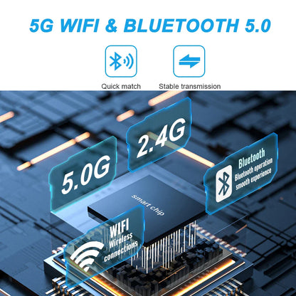 2 in 1 Wireless CarPlay & Android Auto Adapter – Wired to Wireless Dongle, Bluetooth Plug & Play Mini Box