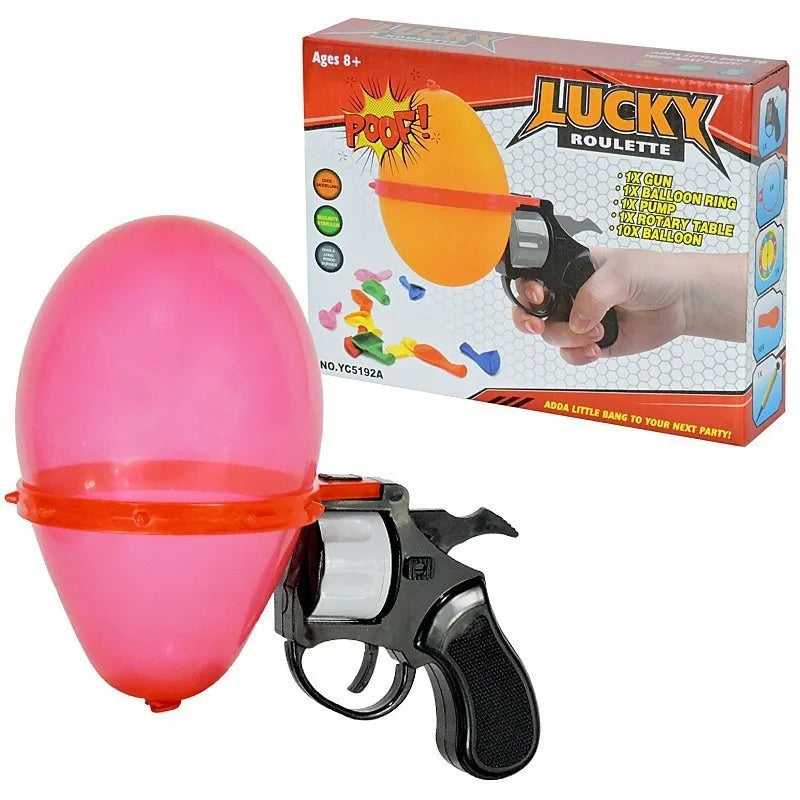 Roulette Balloon Game – Funny Turntable Water Party Tabletop Toy (Random Color)