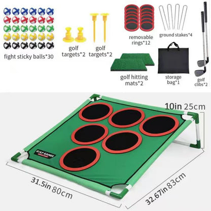 Govllfoz Golf Practice Mat – Warm & Cozy Gaming Blanket for Golf Techniques, Sticky Ball, Tiled or Hanging