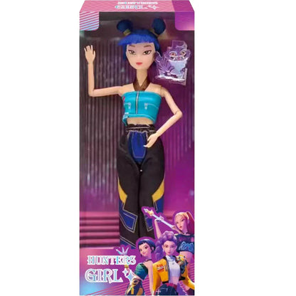 2025 Kpop Demon Hunters Doll Set – Rumi, Mira & Zoey Action Figures for Girls, DIY Plastic Princess Toys