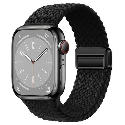 Nylon Braided Apple Watch Band - Durable Replacement Strap for Series 10/9/8/7/6/5/3 SE Ultra 49mm to 38mm