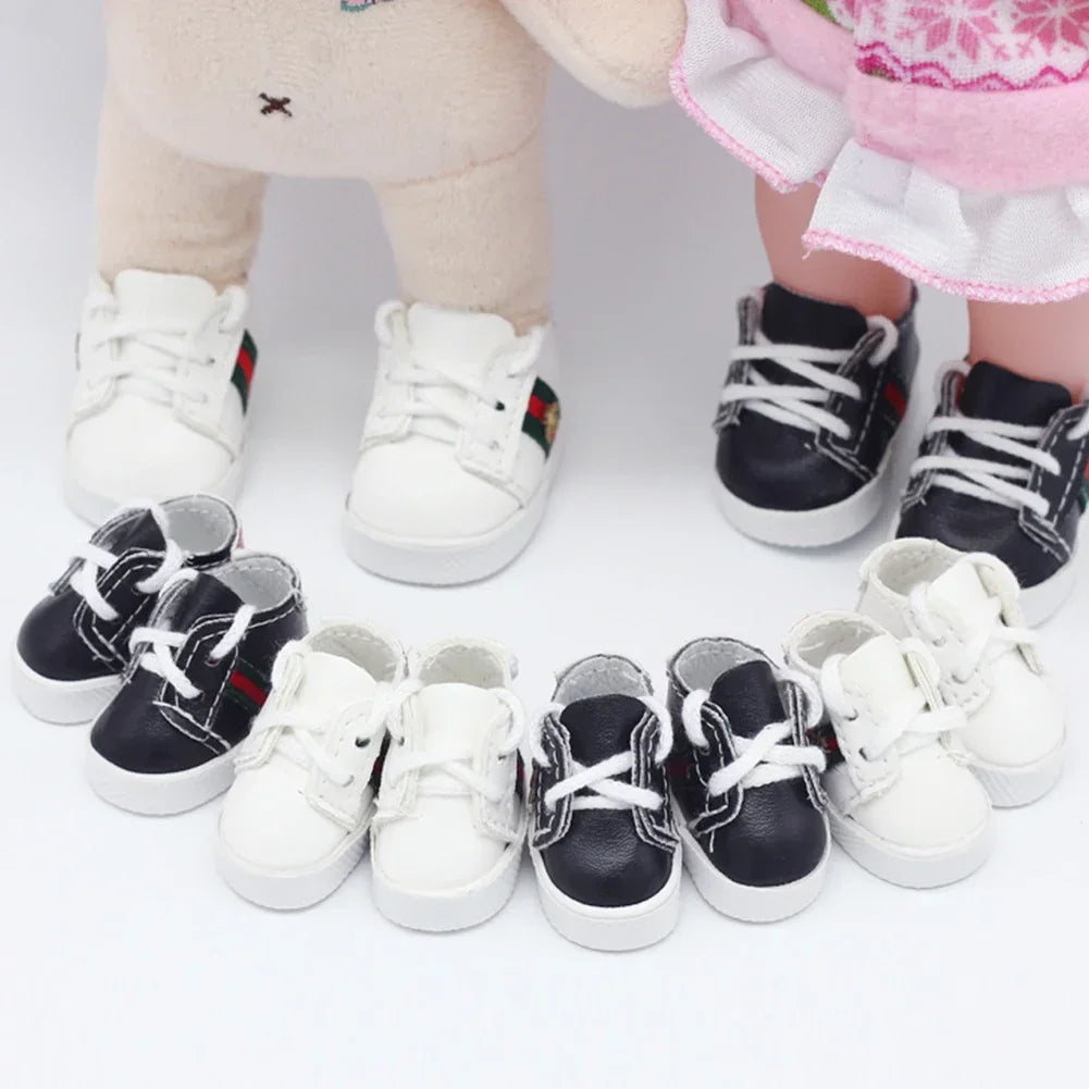 Labubu Doll Sports Shoes 4x1.8cm – Multiple Styles DIY Leather Replacement Shoes & Accessories