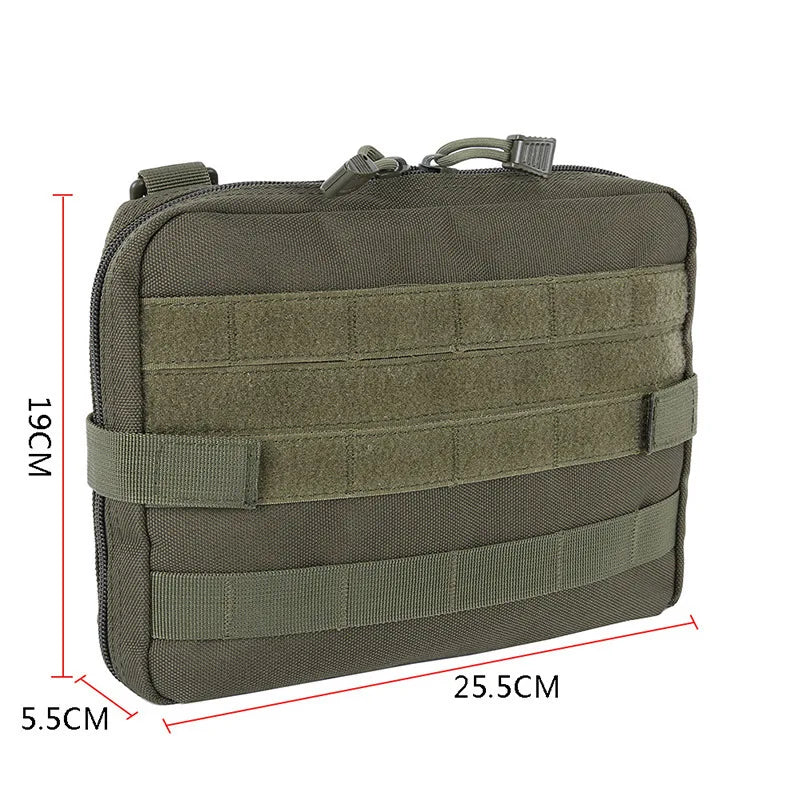 MOLLE Medical Utility Pouch - EMT Tactical Emergency Pack for Camping Hunting EDC Multi-Tool Gear Accessories