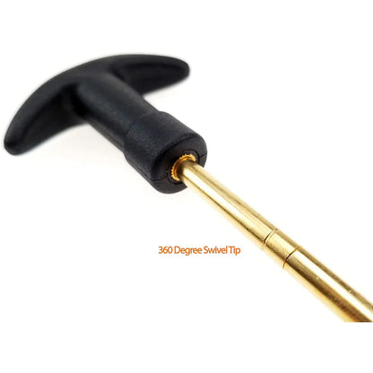 16PCS Tactical Gun Cleaning Kit – Universal Brass Rod for Handgun & Pistol Barrel Cleaning (.22/9mm/.40/.357 Caliber)