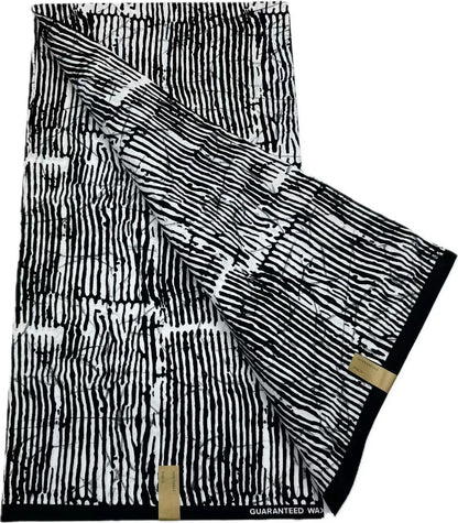100% Cotton African Ankara Wax Fabric - Soft Real Wax Print for Dresses