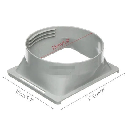 1/2PCS Adjustable Portable AC Window Kit – Slide Plate & Exhaust Hose Connector with Wind Shield Adapter