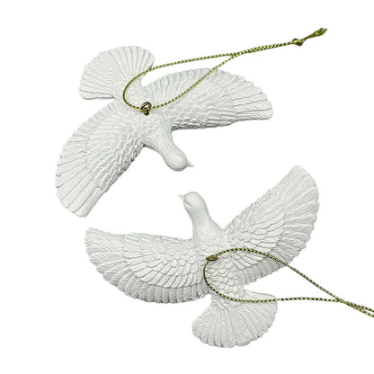 Friendship Doves Resin Ornament – Home Alone 2 Inspired Christmas Tree Decoration, Perfect Gift