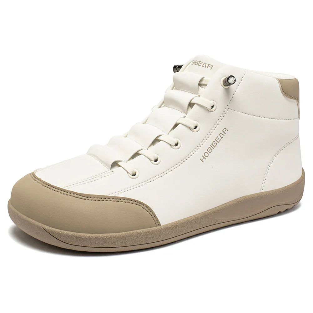 HOBIBEAR Mid-Top Barefoot Shoes – Unisex Wide Toe Minimalist Non-Slip Outdoor Sneakers