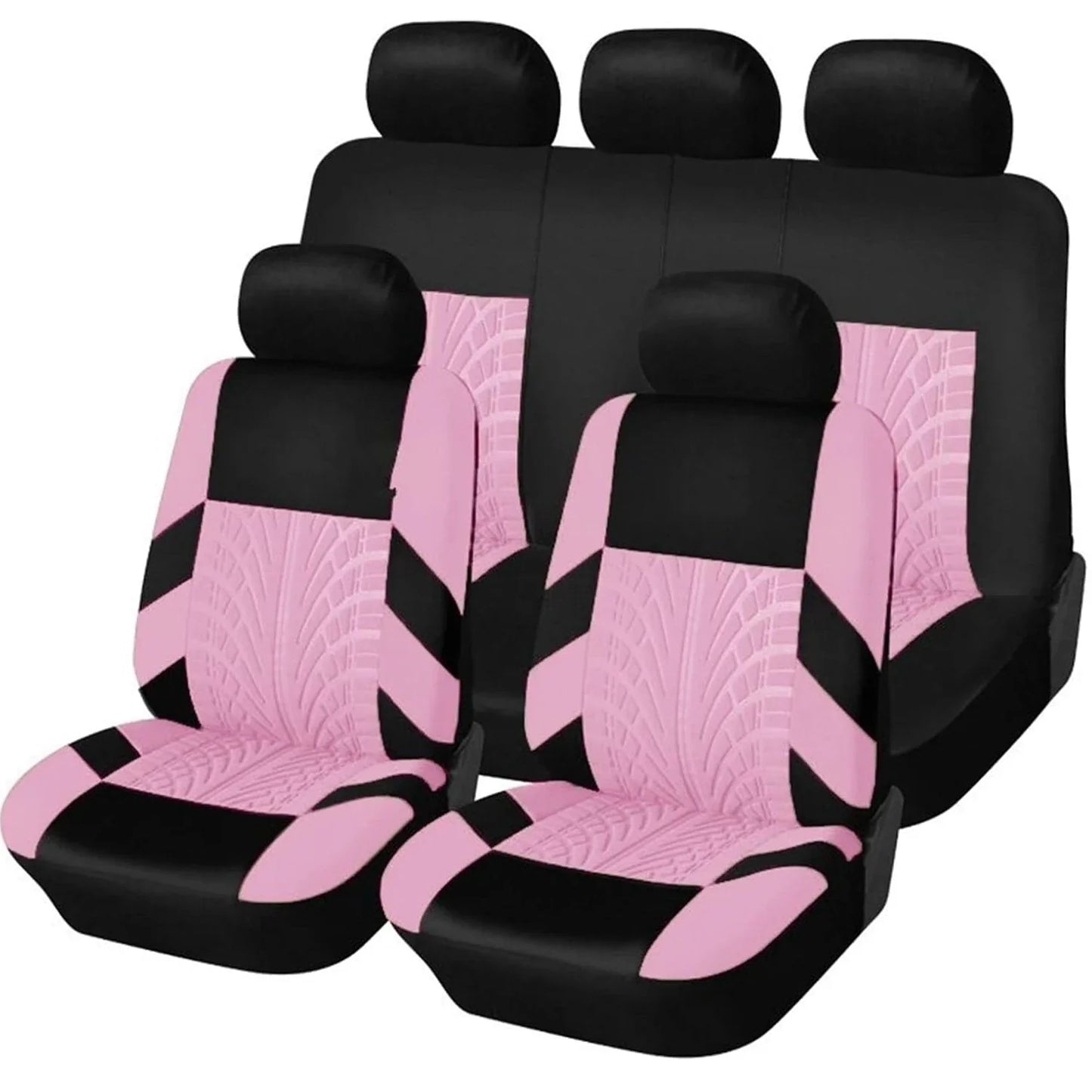 Customizable Four Seasons Universal Polyester Full Set Car Seat Covers – All-Season Automotive Interior Protection for Cars, SUVs & Vans