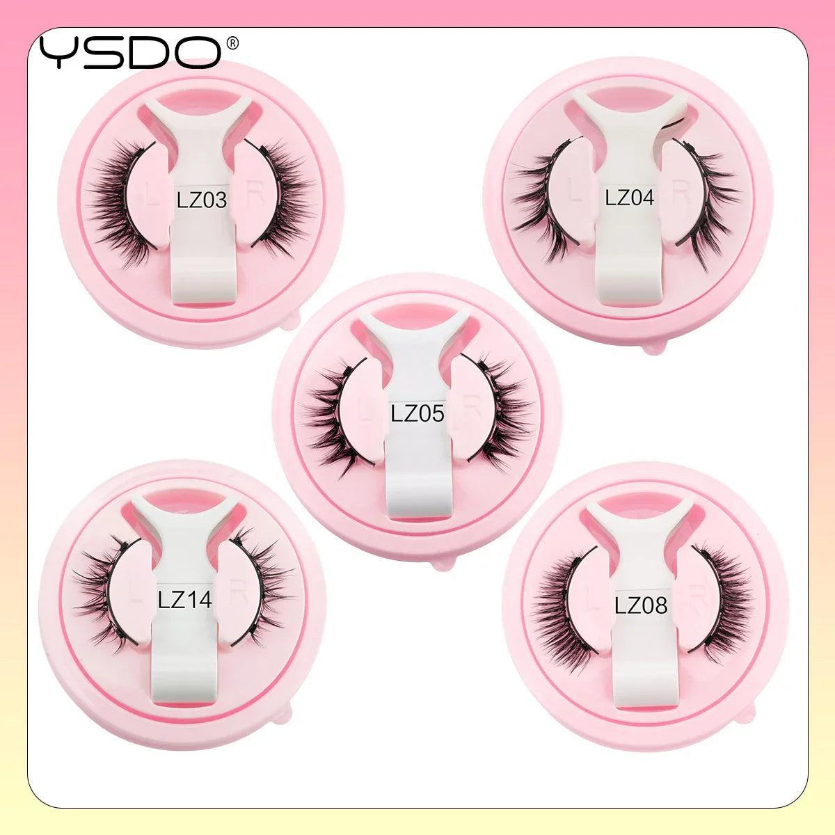 YSDO Winged Magnetic 3D Mink Eyelashes – Reusable Long-Lasting False Lashes, No Glue Needed with Tweezers for Makeup