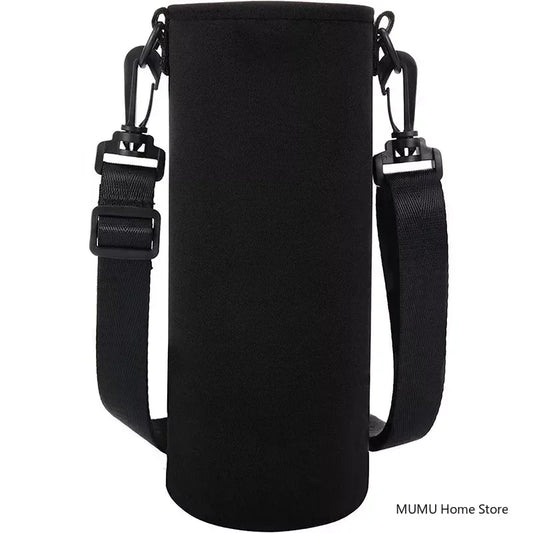 750/1000/1500ML Sports Water Bottle Insulated Neoprene Sleeve – Portable Bottle Carrying Case & Thermal Holder Bag