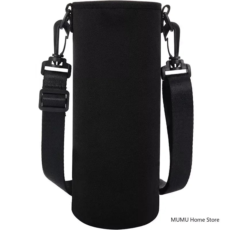 Sports Water Bottle Insulated Neoprene Sleeve - 750ML/1000ML/1500ML Bottle Carry Case & Protective Holder