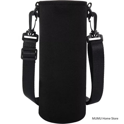 Sports Water Bottle Insulated Neoprene Sleeve - 750ML/1000ML/1500ML Bottle Carry Case & Protective Holder