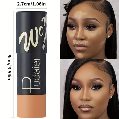 2-in-1 Foundation & Concealer Stick - Waterproof Full Coverage Long-Wear Makeup