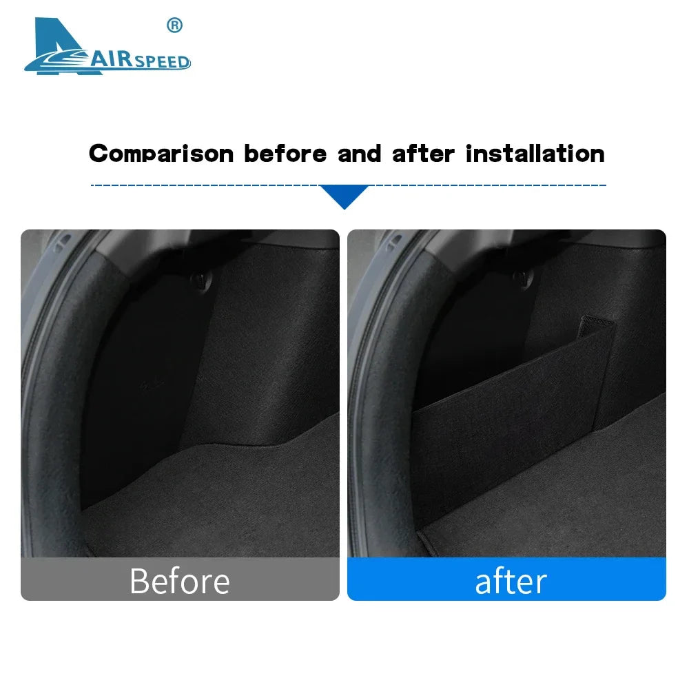 Honda Civic 10th 11th Gen Trunk Side Storage Organizer - Interior Shelf Partition Accessory (2015-2022)