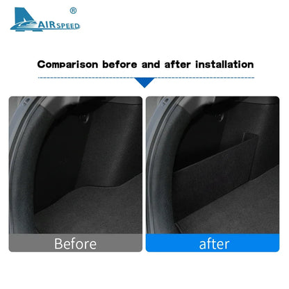 Honda Civic 10th 11th Gen Trunk Side Storage Organizer - Interior Shelf Partition Accessory (2015-2022)