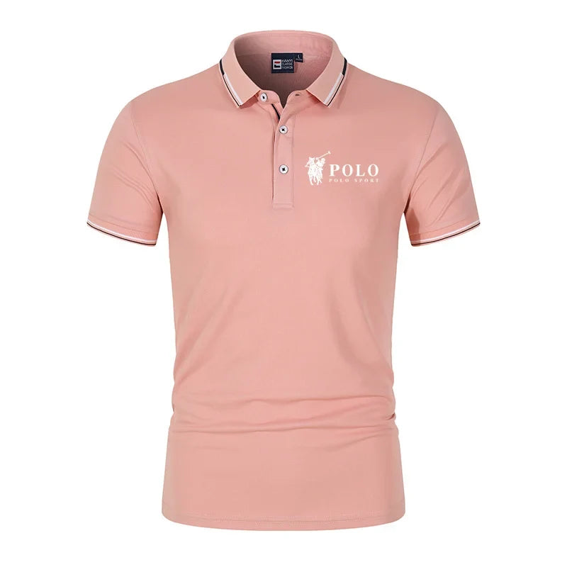 Men's Premium Summer Polo Shirt - Quick Dry Breathable Casual Business Sports Polo