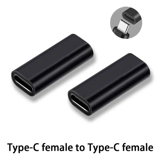 USB C Female to Female Adapter - Type C 3.1 Coupler Connector for Phone, Tablet & USB C Cable Extension