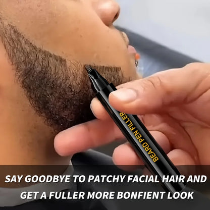 SEVICH Beard Filler Pen – Waterproof Black Fiber Beard Coloring & Enhancing Tool