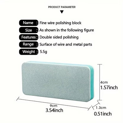 Miwayer 1000 Grit Sanding Blocks - Double-Sided Guitar Fretboard Polishing & Cleaning Tool
