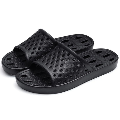 Comwarm Women Shower Shoes - Quick Dry Non-Slip Drain Hole Slippers for Beach Bathroom Pool Gym