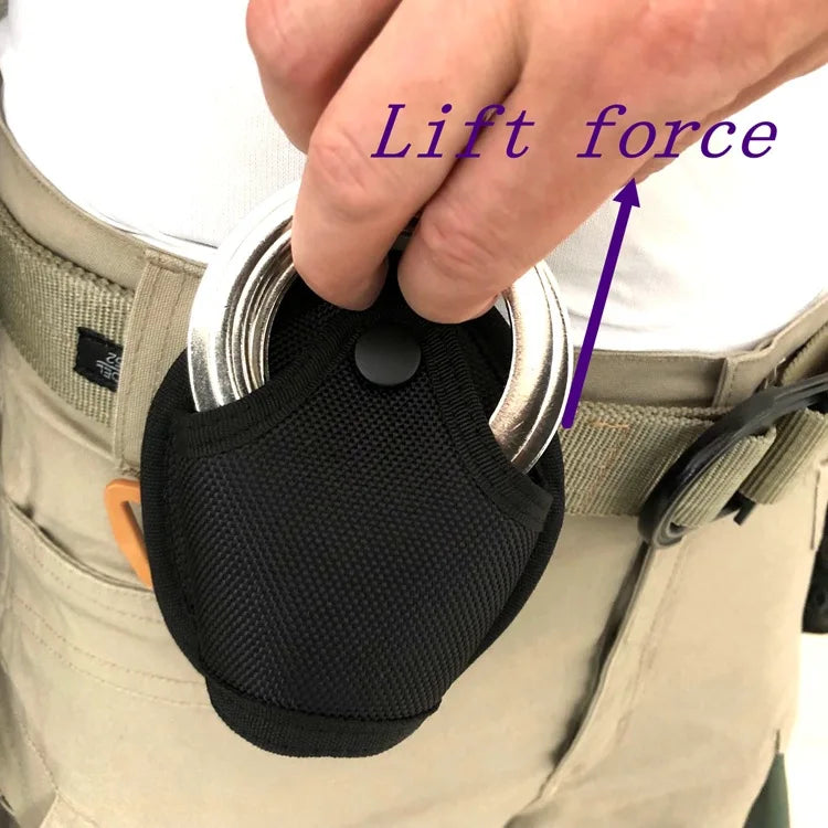 Tactical Molle Handcuff Pouch - Nylon Quick Release Waist Belt Holder for Handcuff Storage & Outdoor Gear Accessories