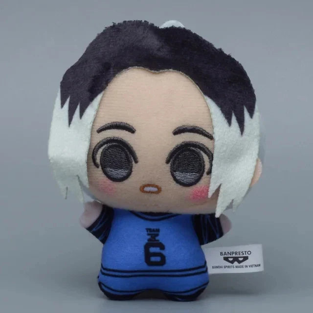 10cm Mini Blue Lock Plush Keychain – Seishiro, Nagi, Isagi, Yoichi, Chigiri, Bachira & Meguru Stuffed Doll Toy Gift